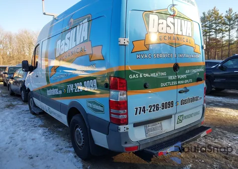 2012 Mercedes-Benz Sprinter 2500 Normal Roof from USA, damaged, VIN WD3PE7CC9C5724205